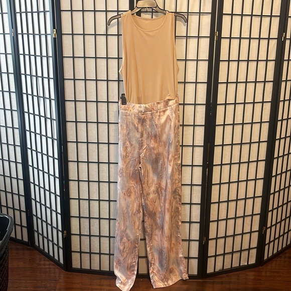 Micas + SHEIN | Pant Set Mixed Print Pants - Picture 4 of 5